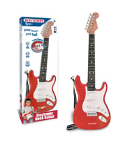 Bontempi Elektronik Rock Gitar 66 cm Boyunda, 6 Metal Telli, 8 Demo Şarkılı ve Omuz Askılı İlk Gitar