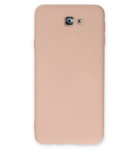 Pilelistore   Samsung Galaxy J7 Prime Kılıf Nano içi Kadife Silikon - Pudra