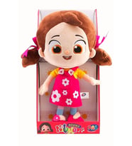 Lisanslı Niloya Kalpli Müzikli Sesli Peluş Bez Bebek 35 Cm (Çok Renkli)