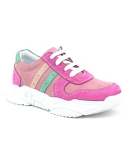 Rakerplus Hakiki Deri Fuşya Pembe Kız Çocuk Sneakers Ayakkabı