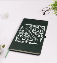 BK Gift Kişiye Özel İsimli Yeşil Termo Deri Defter Model 10