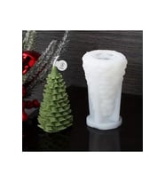 Noel Ağacı No:5 Mum Silikon Kalıp (S971)