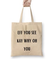 Eff You See Kay Why Oh You YOGA LOVER Bez Çanta Uzun Saplı