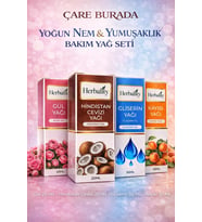 Yoğun Nem & Yumuşaklık Bakım Yağ Seti (Kayısı Yağı & Hindistan Cevizi Yağı & Gül Yağı & Gliserin)