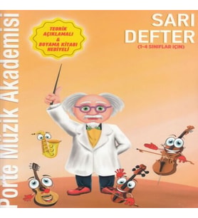 Porte Müzik Akademisi Sarı Defter (1-4 Sınıflar İçin)