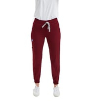 JOGGER- Kadın Likralı Bordo Üniforma Pantolon (Çok Renkli)