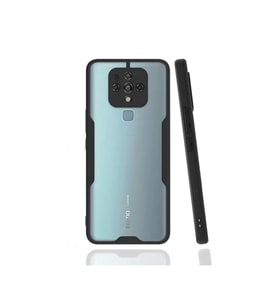 Newface Tecno Camon 16 Kılıf Platin Silikon - Siyah