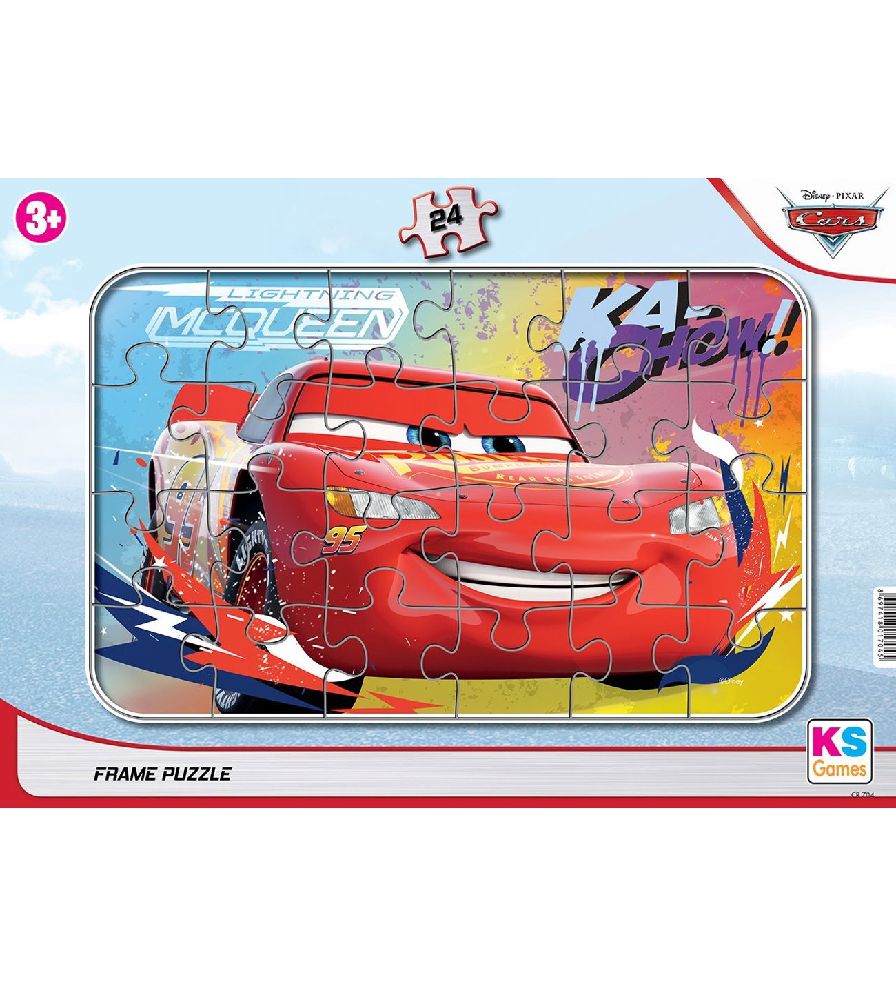 Disney Kahramanları Lisanslı Frame 24 Parça 5'li Karma Puzzle Set