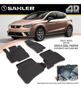 Seat Ibiza Havuzlu Paspas 4,5D Sahler 2018 Sonrası
