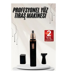 Mey İthalat® Kulak Burun Tıraş Makinesi Taşınabilir Şarjlı 3 Başlıklı Uzun Ömürlü