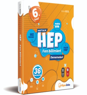 6. Sınıf Haftalık HEP Fen Bilimleri 36 Deneme  Burhan BOZTAŞ