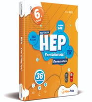 6. Sınıf Haftalık HEP Fen Bilimleri 36 Deneme  Burhan BOZTAŞ