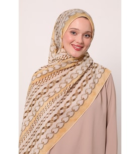 Sarı luvenSara Silk Elite Şal