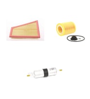 Bosch Filtre Bakım Seti BMW 5 SERİSİ F10 520 i Benzin 2011-2016 Hava + Yağ f. + Yakıt Filtre Bosch
