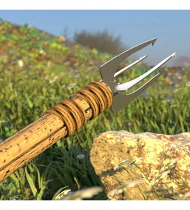 Kamp Ayısı® FiskSpids™ Bushcraft Metal 2mm Mızrak Ucu  (Gri)