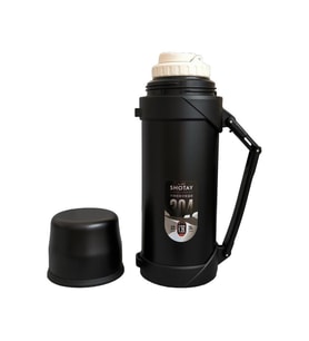 Shotay Çelik Termos 1200Ml Siyah