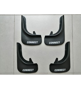 Ford Connect Paçalık Ön-Arka Takım Tozluk Çamurluk (Siyah - Beyaz)