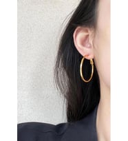 Kadın 316 L Çelik 4 cm Halka Küpe