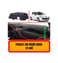 Peugeot 206 Küçük Ekran Torpido Koruma Koruyucu Kilifi Halisi Örtüsü Aksesuar Yedek Parça