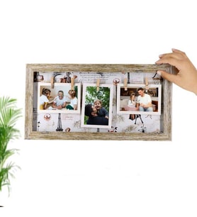 Kişiye Özel Ahşap İpli Fotoğraf Çerçevesi 3 Fotoğraflı , sevgiliye hediye, yıldönümü hediyesi, geçmiş olsun hediyesi, yeni iş hediyesi, anneye hediye, babaya hediye, resimli hediye