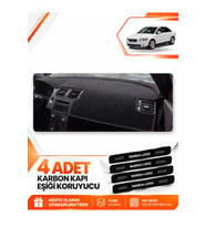 VOLVO S40 (2008-2012) Uyumlu Ön Torpido Koruma Kılıfı Halısı - Siyah