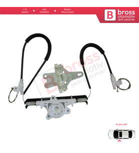 Nissan Terrano MK2 R20 Mercedes Vito W638 807010F015 İçin Elektrikli Ön Sol Cam Kriko Tamir Seti