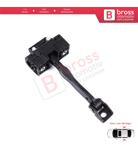 BMW 3 Series F30 F31 F35 F80 M3 LCI 2012-2019 51227446729 İçin Arka Sağ veya Sol Kapı Gergisi