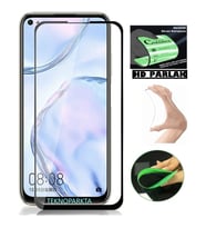 Oppo A96 Ekran Koruyucu Seramik Nano Cam Esnek Tam Kaplayan Ekran