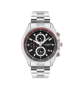 Lee Cooper LC07399-350 Erkek Kol Saati Çelik Kordon 1867 (Gümüş)