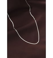 Çelik Gümüş Renk 60 cm İnce İtalyan Zincir Kolye