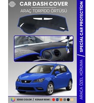 SEAT IBIZA (2008-2017) Torpido Örtüsü Ön Göğüs Koruma Torpido Koruma Birebir Uyum Kaymaz UV Koruma