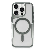 iPhone 16 Pro Kılıf Boyi Magsafe Silikon Kapak - Yeşil