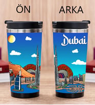 Dubai Tasarımlı Fotoğraflı Termos