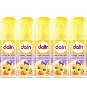 Dalin Bebek Kolonyası 150ML Bahar Tazeliği (Manolya-Ylang,Ylang-Amber Kokulu) (5 Li Set)