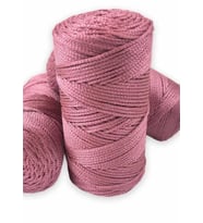 Makrome İpi 3mm Polyester Gül Kurusu