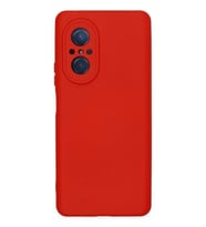 Newface Huawei Nova 9 SE Kılıf Nano içi Kadife Silikon - Kırmızı