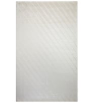 Makine Kaymaz Yıkanabilir Beyaz Geometrik Triko Salon Halısı Mutfak Halısı Koridor Halısı Yolluk cream