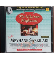 (Plak Değildir CD dir) CD Kör Niko'nun Meyhanesi Sevilen Meyhane Şarkıları 3 CD (Karışık)