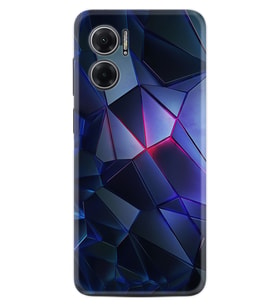 Xiaomi Redmi Note 11E Kılıf Resimli Desenli Silikon Platinium Series Üçgenler 2 1872