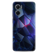 Xiaomi Redmi Note 11E Kılıf Resimli Desenli Silikon Platinium Series Üçgenler 2 1872