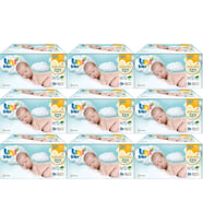 Uni Baby Islak Havlu Hassas Yeni Doğan 40 Yaprak (27 Li Set) 1080 Yaprak (Narin Ciltler için) (9PK*3) (Beyaz)