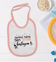 BK Kids Pembe Bebek Mama Önlüğü - Model 63