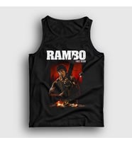 Presmono Unisex Siyah First Blood Film Rambo Atlet 249147tt