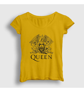 Presmono Kadın Sarı Zodiac Queen T-Shirt 103187tt (Sarı)