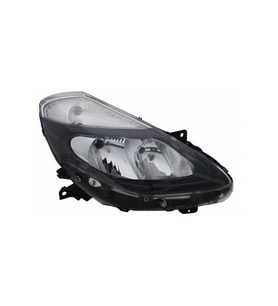 RENAULT CLİO ÖN FAR MOTORLU SİYAH HB SAĞ 2008- 260103856R