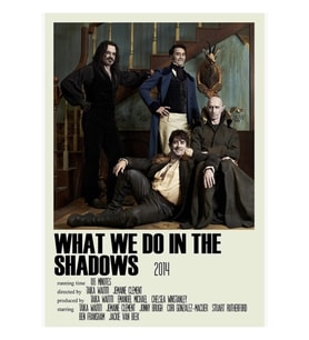 What We Do In The Shadows Alternatif (1) Tablo Ahşap Poster Dekoratif