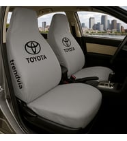 Toyota Araç Ön ve Arka Koltuk Kılıfı – Penye Oto Servis Koruma Kılıfı (Gri)
