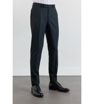 Lacivert Gabardin Yan Cep Açık Paça Basic Slim Fit Esnek Classic Pantolon 1003255013