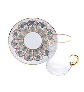 Çay Takımı Kulplu 12 Parça Hürrem M02051