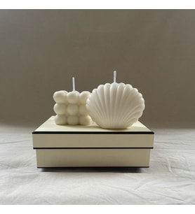 Soya Wax 2'li İstiridye ve Bubble Set Mum